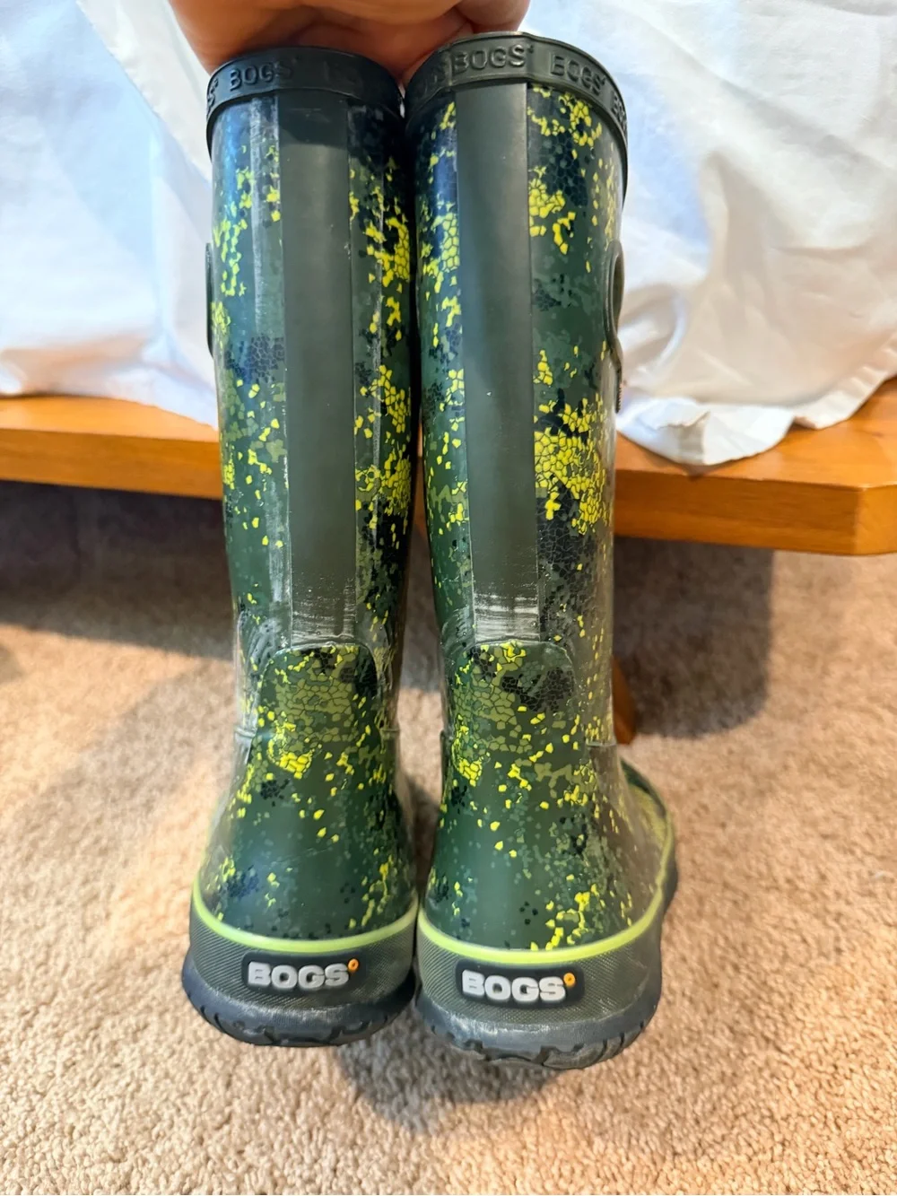Bogs Kids Camo Rain Boots